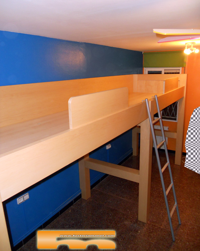 habitacion juvenil a medida camas altas cornella barcelona 1 gral